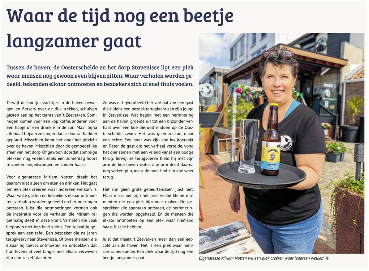Afbeelding bij het nieuwsbericht: Waar de tijd nog een beetje langzaam gaat